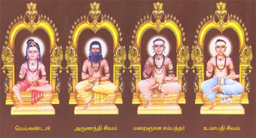 Meikandar, Arulnandhi Sivam, Maraigyana Sambandam and Umapathi Sivam