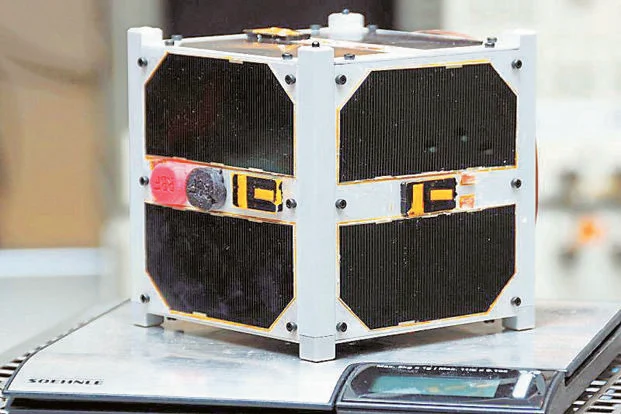 Cube-1 nanosatellite. (Wikimedia Commons)