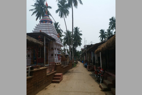 A bylane in Raghurajpur, which houses around 140 families