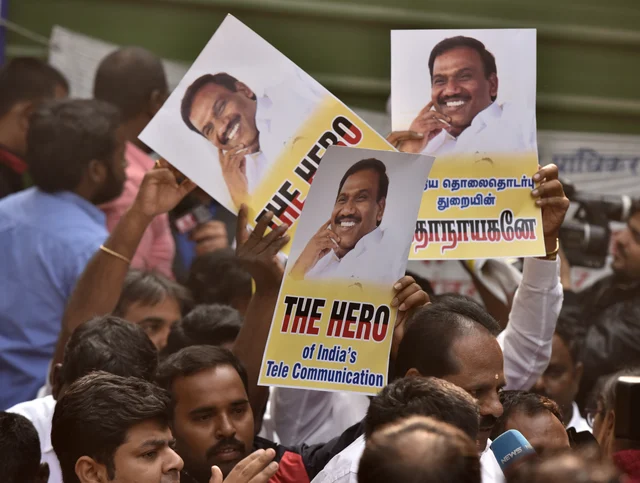 Raja being hailed as a hero. 