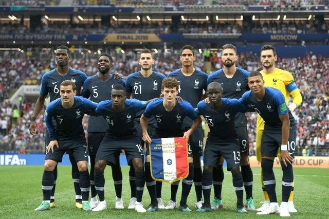 The 2018 World Cup-winning French team. (Shaun Botterill/Getty Images)