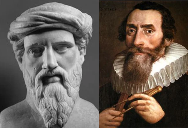 Pythagoras and Kepler separated by more than 2000 years were united by the idea of ‘musical harmony of spheres’ or a musical universe. 