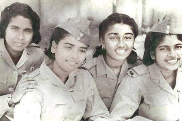 Officers of the Rani of Jhansi Regiment.