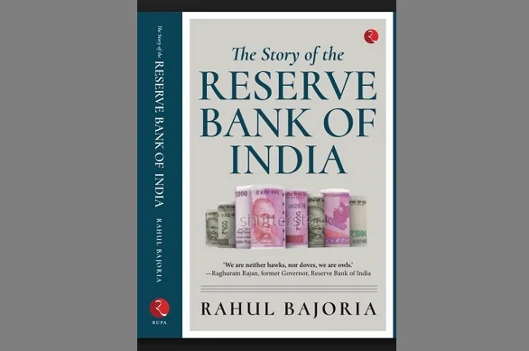 The cover of Rahul Bajoria’s <i>The Story Of The Reserve Bank Of India</i>.