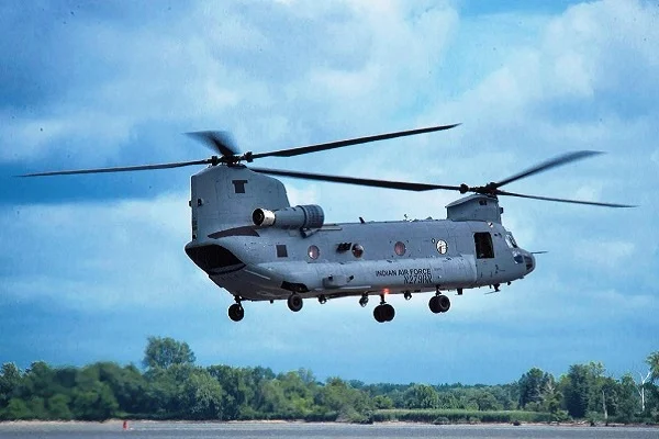 Indian Air Force’s Chinook helicopter (Pic Via Twitter)