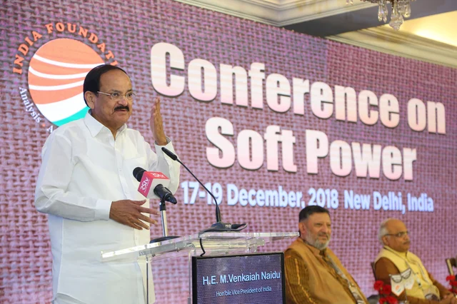 Vice President Venkaiah Naidu addressing the conference 