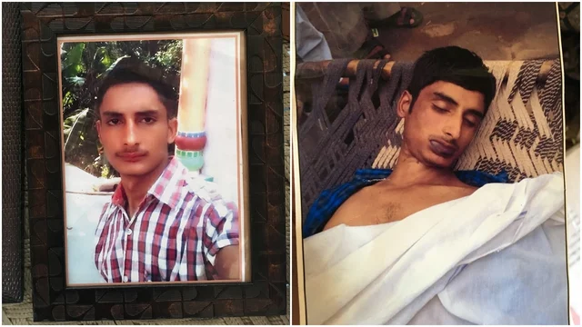 Gulhasan (left). His body found on 23 July