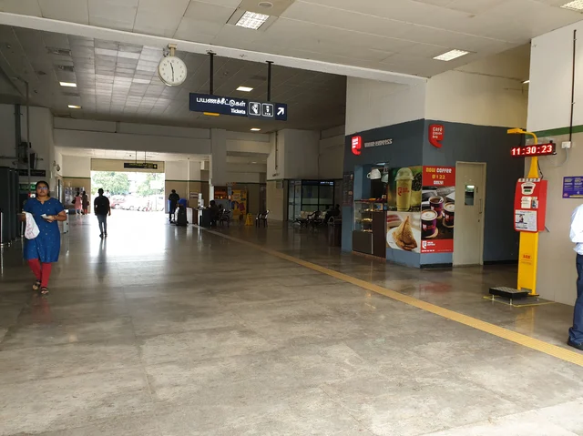 A couple of eateries and ATMs have come up at Alandur metro rail station.