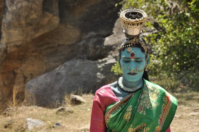 A ‘Therokoothu’ participant. 