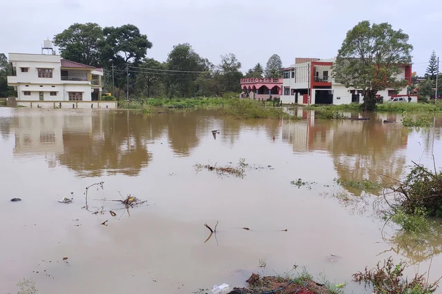 Kushalnagar inundated.