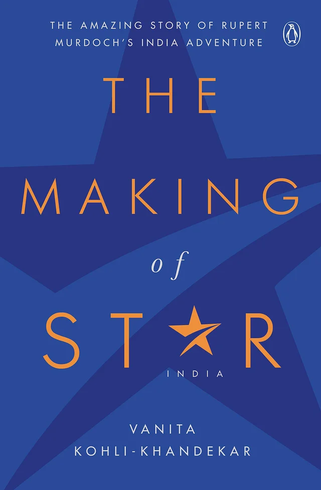 The cover of the book on the Making of Star India. 