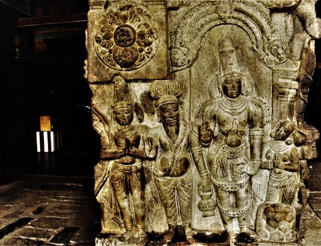 Liberation of Ahalya by Sri Rama, Kumbakonam