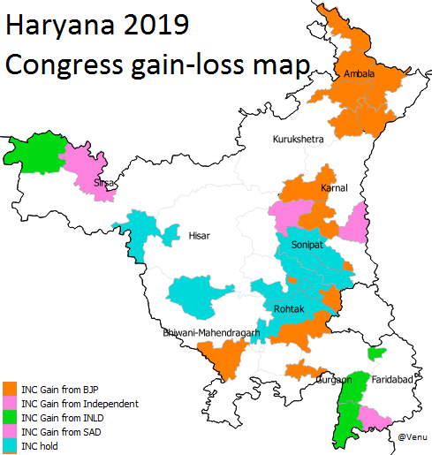 <i>Figure 5: BJP seat gain/loss map</i>