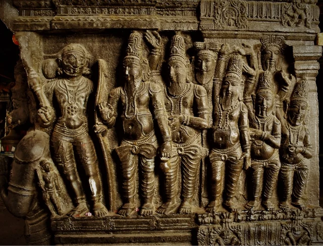 Valmiki the Adikavi as Ratnakara the robber: his encounter with the sages, Kumbhakonam
