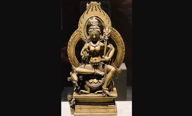 Kashmira at the Rubin Museum of Art in New York.