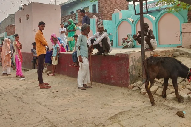 A view of Valmiki colony in Rakheda village in Khurja area of UP’s Bulandshahr district