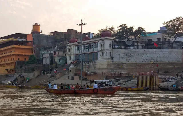 Near Karnataka Ghat in Varanasi. 