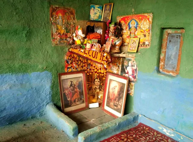 Their Gods too have found refuge in the refugee camps in Delhi. 