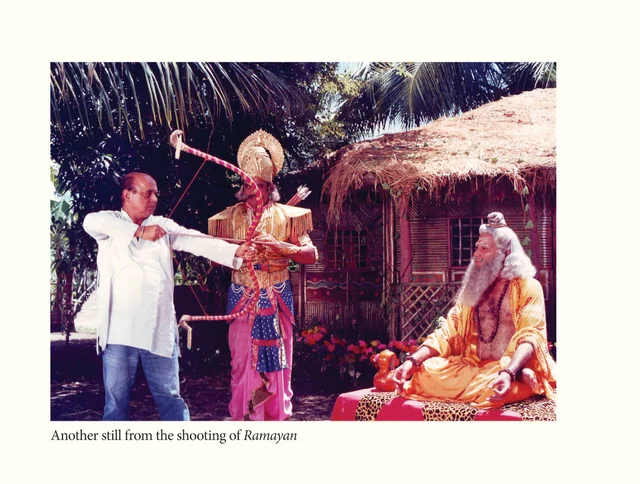 Another still from the shooting of Ramayan. (Prem Sagar)