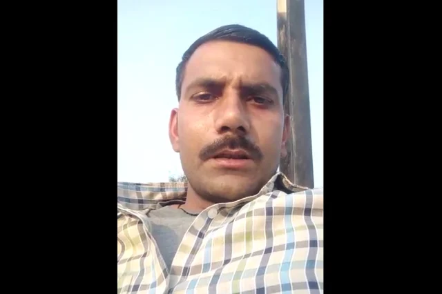 Susheel, in a self-recorded video where he talked of taking his life.