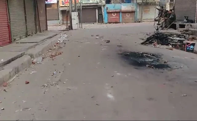The site of the attack