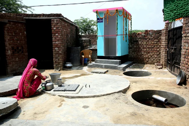 The Sulabh household toilet has been installed in over 1.5 homes across India. 