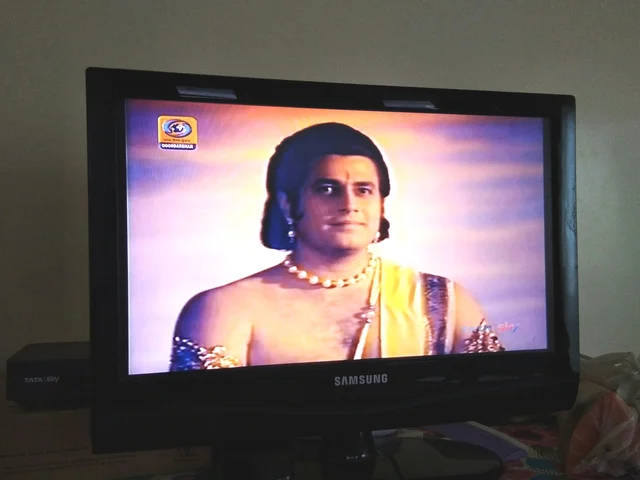 Ramayan on DD National.
