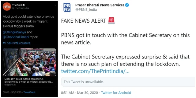 India Being Forced To Battle Outbreak Of Not One But Two Diseases: Covid-19 And Fake News