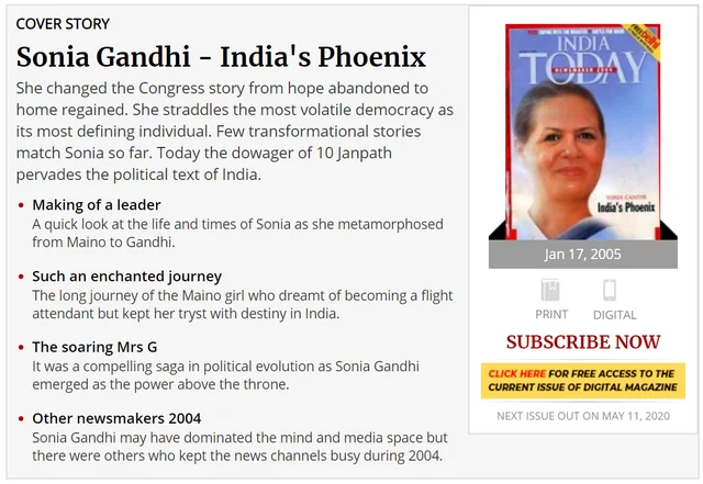 Creating A Mythology Around ‘St Sonia’: A Case Study Of One Media House