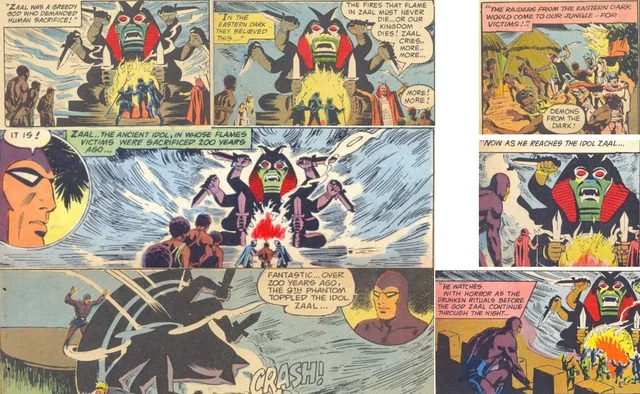 The Eastern Dark — Associating human sacrifice with idol-worship, as depicted repeatedly in this children’s comics was published in post-colonial decades. 
