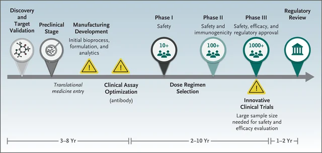 Traditional vaccine development pathway (Source: The New England Journal of Medicine)