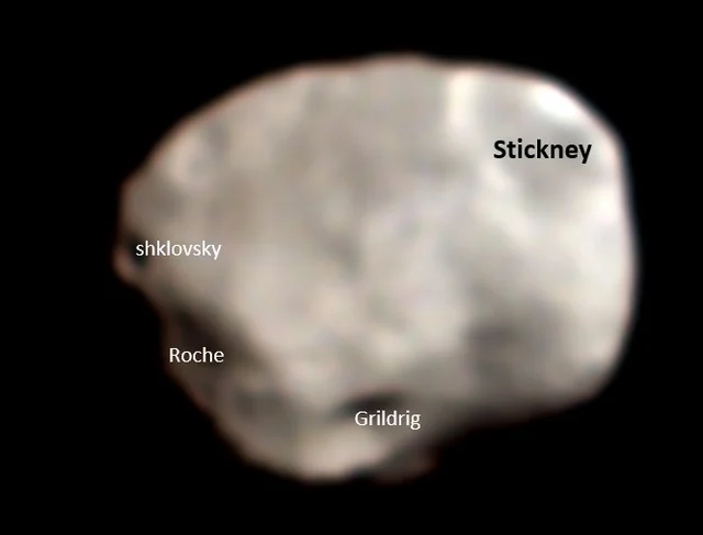 Picture of Mars' moon Phobos, taken by India's orbiter