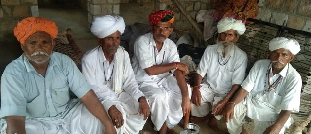 Hansraj Ram with his cousins