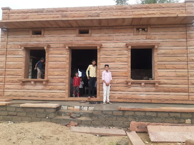 A view of Hansraj’s house