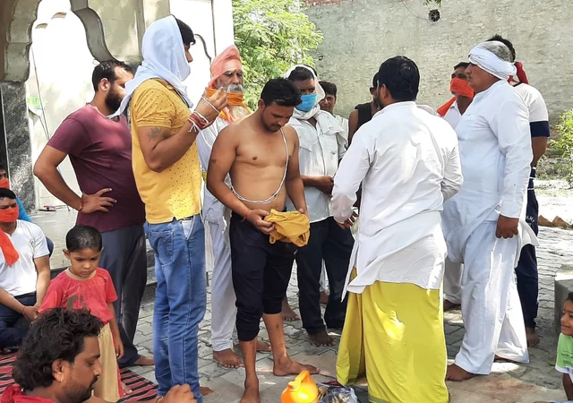 The “ghar wapsi” event in Aasan Kalan on 23 June