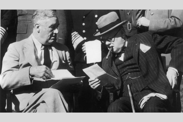 Figure 19. Roosevelt and Churchill – constantly recorded as having high blood pressure, marked as an “unremarkable” finding, not yet considered a clinical malady in Western medicine (Source: The New York Times)