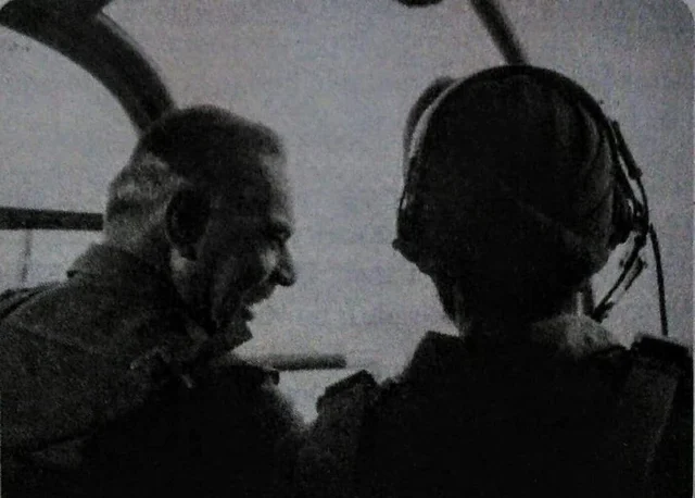 Sagat Singh on aerial reconnaissance. (@SurajPrSingh/Twitter)