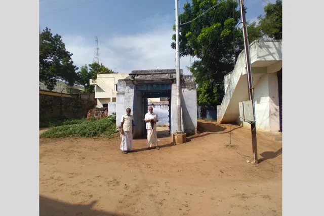 One of the gates today with no remnants of the mud wall