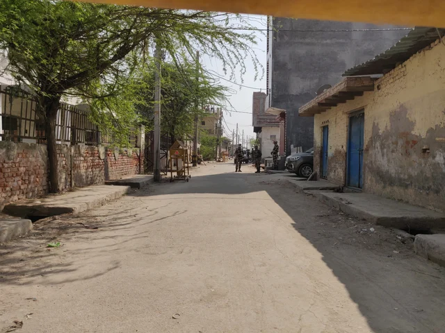 A picture of the area clicked on 22 February.