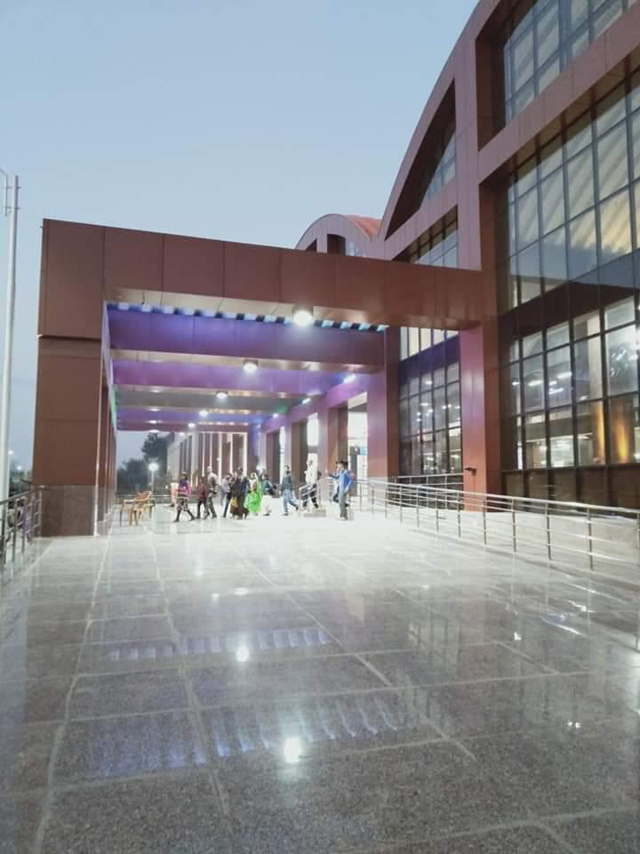 The entrance