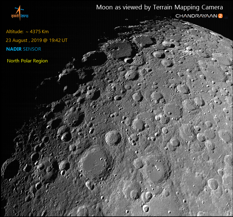 Impact craters such as Plaskett, Rozhdestvenskiy and Hermite as shown by the picture.