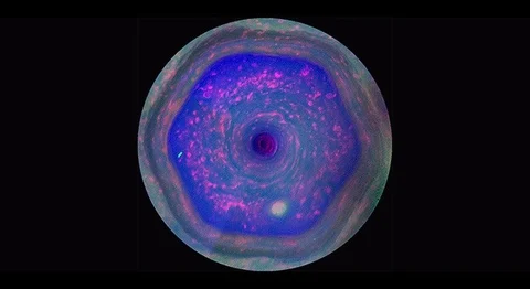 Saturn’s mysterious hexagon