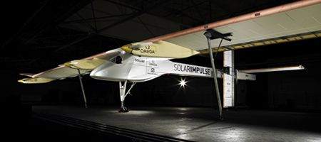 Solar plane makes it safely through the night