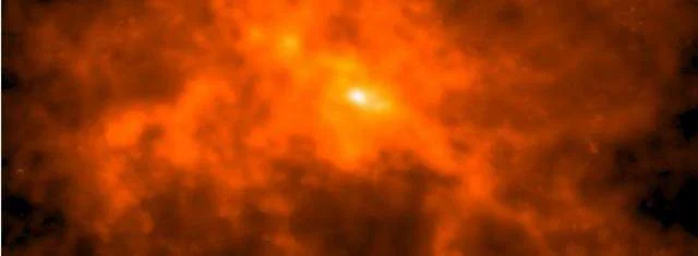 SMA reveals giant star cluster in the making