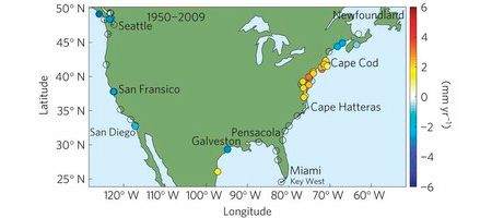 US East Coast set for severe sea level rise