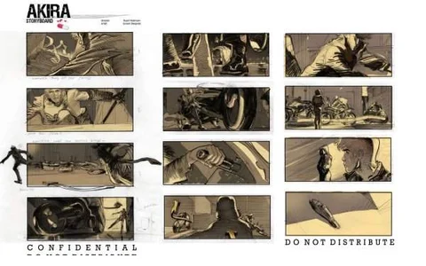 Akira Storyboards show what could have been