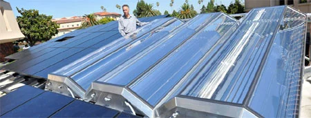 A hybrid solar power/thermal cooling system!?
