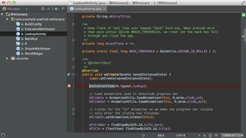 IntelliJ is an alternative development environment for Android
