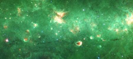 Revealing the 'skeleton' of the Milky Way