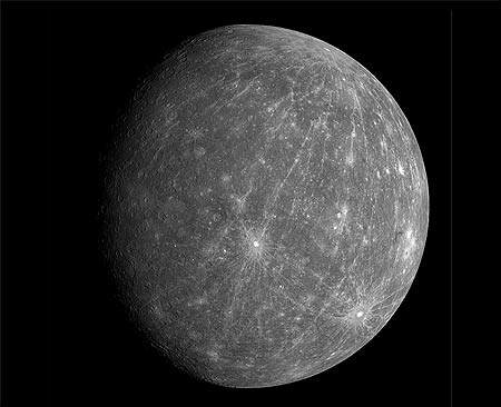 Messenger takes stunning pictures of Mercury